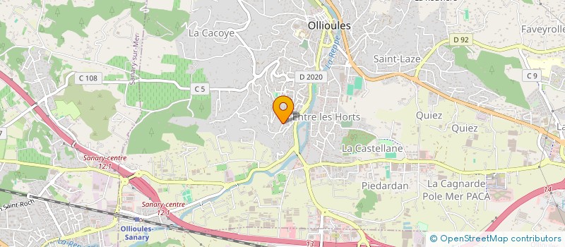 localisation de l'entreprise MONSIEUR ALEXIS ASCENSIO  OLLIOULES