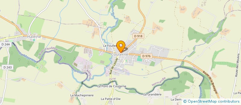 localisation de l'entreprise MONSIEUR ALEXIS AUBIN à LA FERTE MACE
