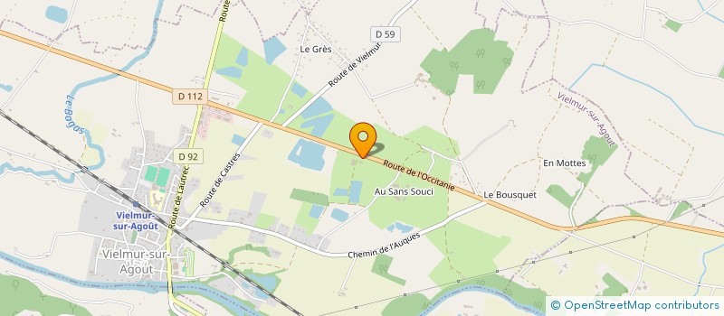 localisation de l'entreprise MONSIEUR ALEXIS AURIOL  VIELMUR-SUR-AGOUT