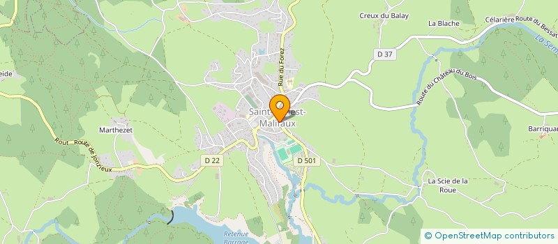 localisation de l'entreprise MONSIEUR ALEXIS AVRIL  SAINT-GENEST-MALIFAUX