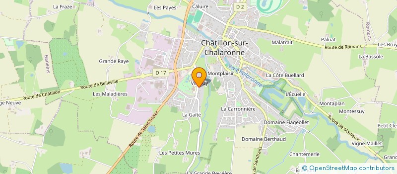 localisation de l'entreprise MONSIEUR ALEXIS AYNARD-SIMONET à CHATILLON-SUR-CHALARONNE