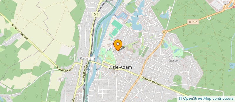 localisation de l'entreprise MONSIEUR ALEXIS AZZI  L'ISLE-ADAM