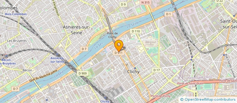 localisation de l'entreprise MONSIEUR ALEXIS BACQUET à CLICHY