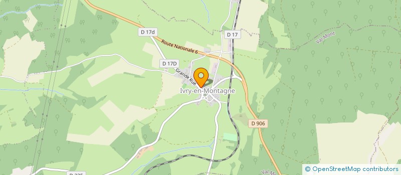 localisation de l'entreprise MONSIEUR ALEXIS BADONNEL  VAL-MONT