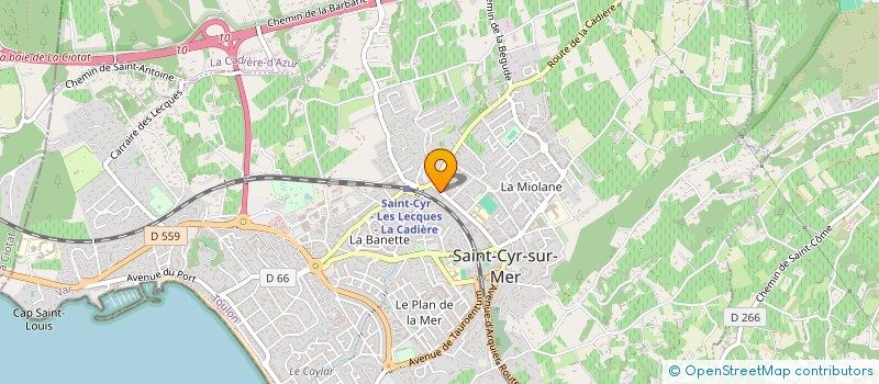 localisation de l'entreprise MONSIEUR ALEXIS BALDISSAR-FERRERO à SAINT-CYR-SUR-MER