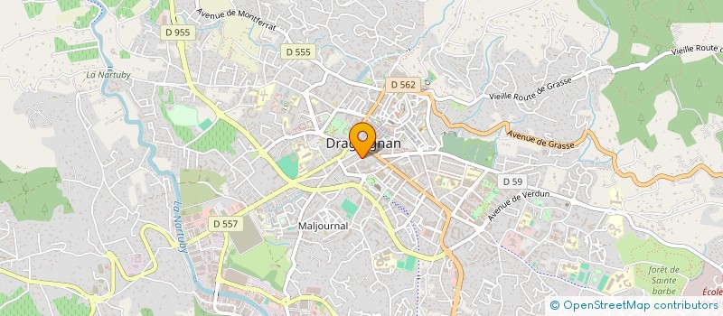 localisation de l'entreprise MONSIEUR ALEXIS BALDWIN-SMITH  DRAGUIGNAN