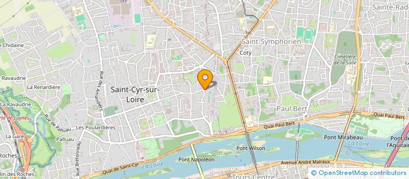 localisation de l'entreprise MONSIEUR ALEXIS BALLON  SAINT-CYR-SUR-LOIRE