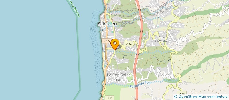 localisation de l'entreprise MONSIEUR ALEXIS BANOR  SAINT-LEU