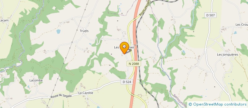 localisation de l'entreprise MONSIEUR ALEXIS BARGUES  QUINS