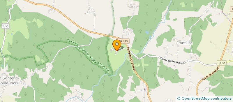 localisation de l'entreprise MONSIEUR ALEXIS BARIL PSALTOPOULOS  BRANTOME EN PERIGORD