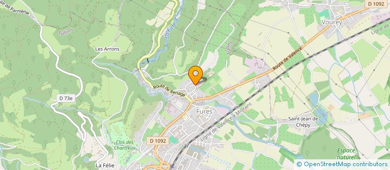 localisation de l'entreprise MONSIEUR ALEXIS BARNIER à TULLINS