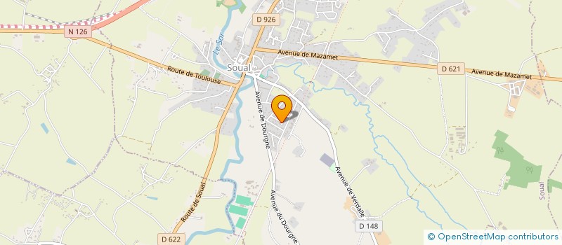 localisation de l'entreprise MONSIEUR ALEXIS BARRE  PUYLAURENS