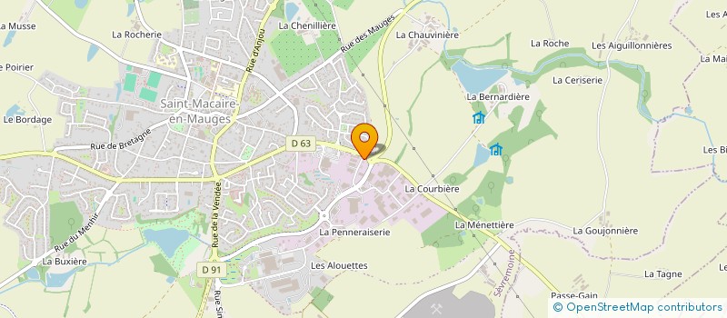 localisation de l'entreprise MONSIEUR ALEXIS BARRE  SEVREMOINE