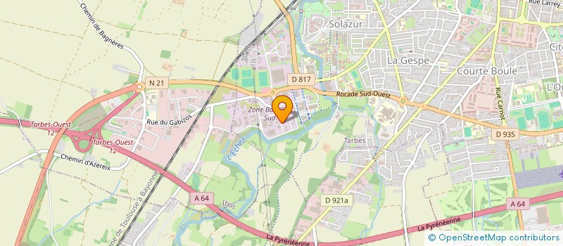 localisation de l'entreprise MONSIEUR ALEXIS BARRERE  TARBES