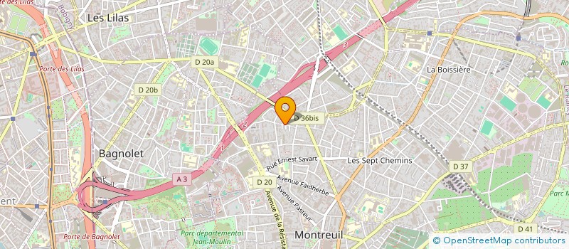 localisation de l'entreprise MONSIEUR ALEXIS BARRESE MAESANO à MONTREUIL