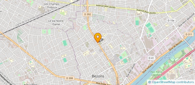 localisation de l'entreprise MONSIEUR ALEXIS BARRY à BEZONS