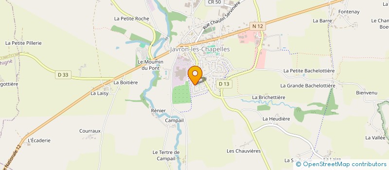 localisation de l'entreprise MONSIEUR ALEXIS BATTISTONI  JAVRON-LES-CHAPELLES