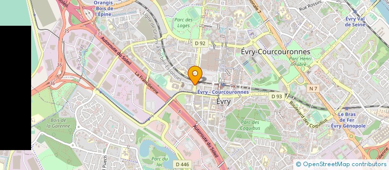 localisation de l'entreprise MONSIEUR ALEXIS BAUER à EVRY-COURCOURONNES