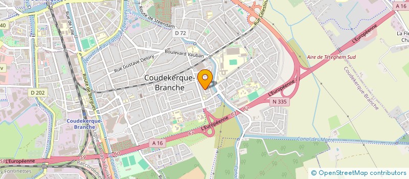 localisation de l'entreprise MONSIEUR ALEXIS BAUER  COUDEKERQUE-BRANCHE