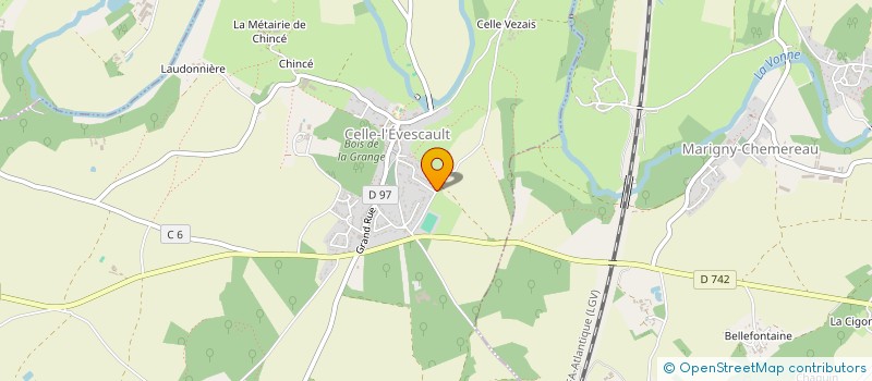 localisation de l'entreprise MONSIEUR ALEXIS BAUER  CELLE-LEVESCAULT