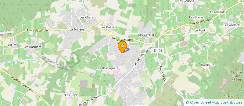 localisation de l'entreprise MONSIEUR ALEXIS BAYLE  GARGAS