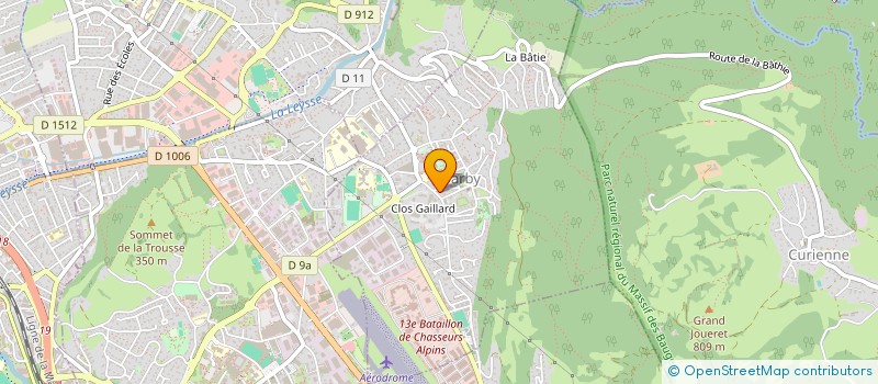 localisation de l'entreprise MONSIEUR ALEXIS BEAULIEU  BRISON-SAINT-INNOCENT