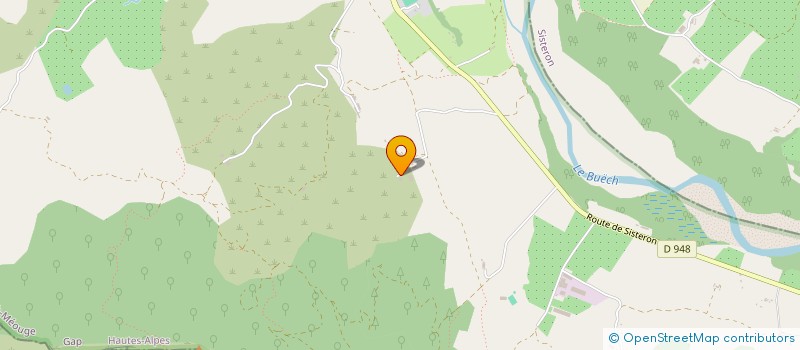 localisation de l'entreprise MONSIEUR ALEXIS BEAUP  VAL BUECH-MEOUGE