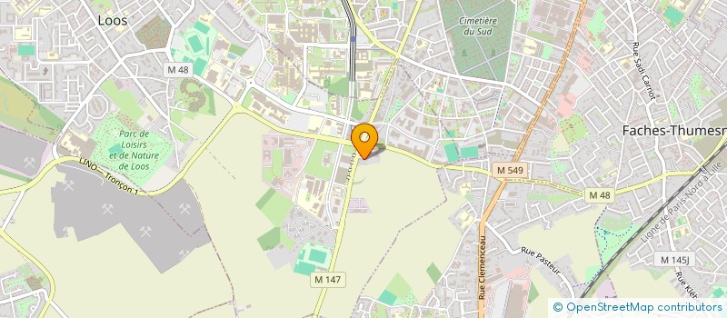 localisation de l'entreprise MONSIEUR ALEXIS BECQUET  LOOS