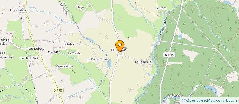 localisation de l'entreprise MONSIEUR ALEXIS BEDIER  PARIGNE