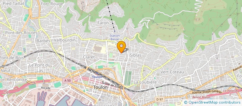 localisation de l'entreprise MONSIEUR ALEXIS BEFFRE  TOULON