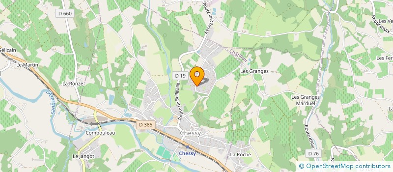 localisation de l'entreprise MONSIEUR ALEXIS BEJEAN  CHESSY