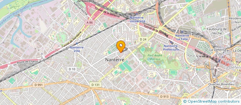 localisation de l'entreprise MONSIEUR ALEXIS BELEN ROBIN  NANTERRE