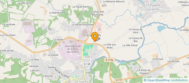 localisation de l'entreprise MONSIEUR ALEXIS BELLAMY à LA GACILLY