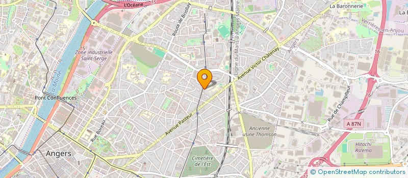 localisation de l'entreprise MONSIEUR ALEXIS BELLANGER à ANGERS