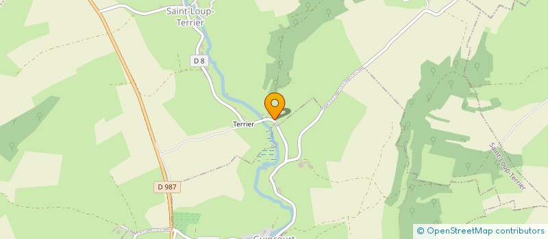 localisation de l'entreprise MONSIEUR ALEXIS BELLOY  SAINT-LOUP-TERRIER