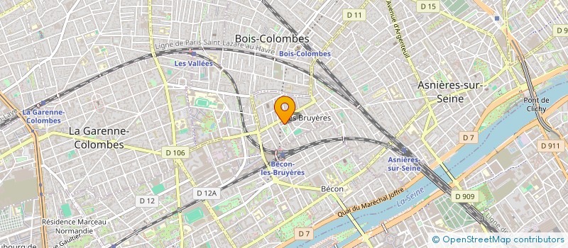 localisation de l'entreprise MONSIEUR ALEXIS BEN BEHE  ASNIERES-SUR-SEINE