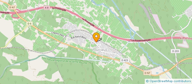 localisation de l'entreprise MONSIEUR ALEXIS BENACHOUR  POURCIEUX