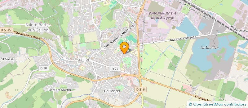 localisation de l'entreprise MONSIEUR ALEXIS BENARD à GAILLON
