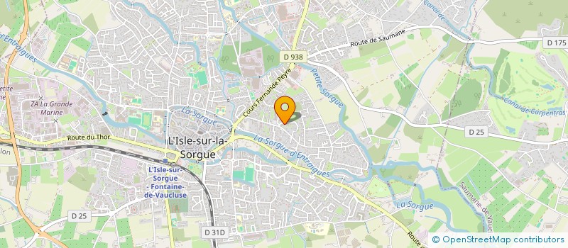 localisation de l'entreprise MONSIEUR ALEXIS BENEDETTI  L ISLE SUR LA SORGUE