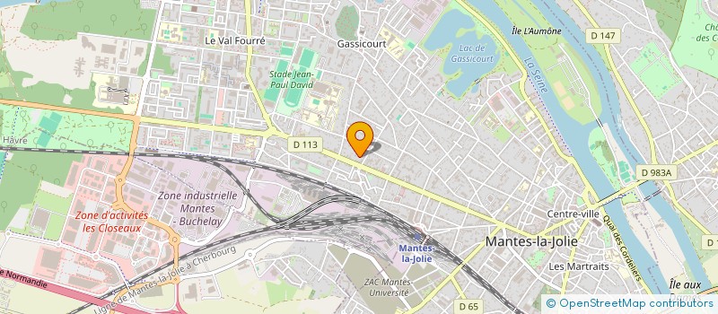 localisation de l'entreprise MONSIEUR ALEXIS BENOIST  MANTES-LA-JOLIE