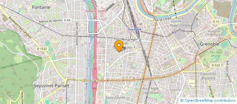 localisation de l'entreprise MONSIEUR ALEXIS BERAR à GRENOBLE