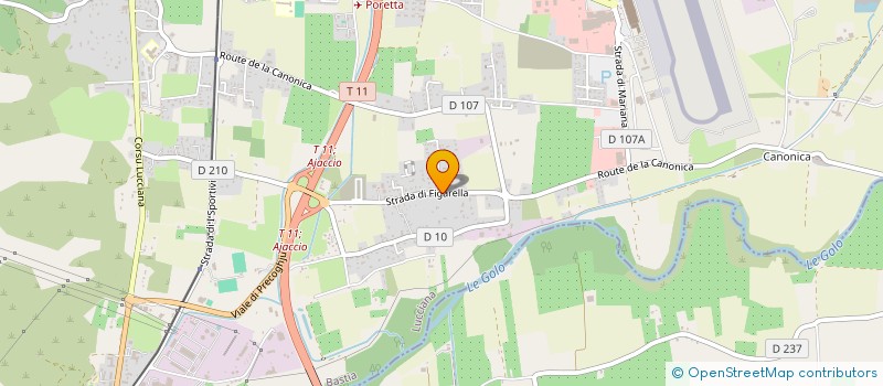 localisation de l'entreprise MONSIEUR ALEXIS BERGERET  LUCCIANA