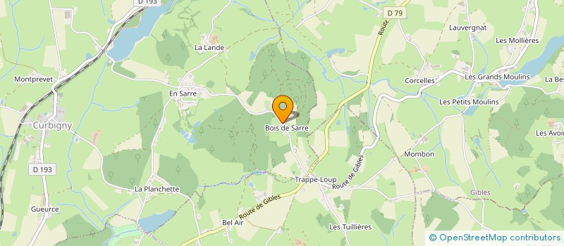 localisation de l'entreprise MONSIEUR ALEXIS BERLAND  CURBIGNY