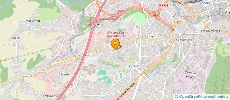 localisation de l'entreprise MONSIEUR ALEXIS BERNARD à ANNECY