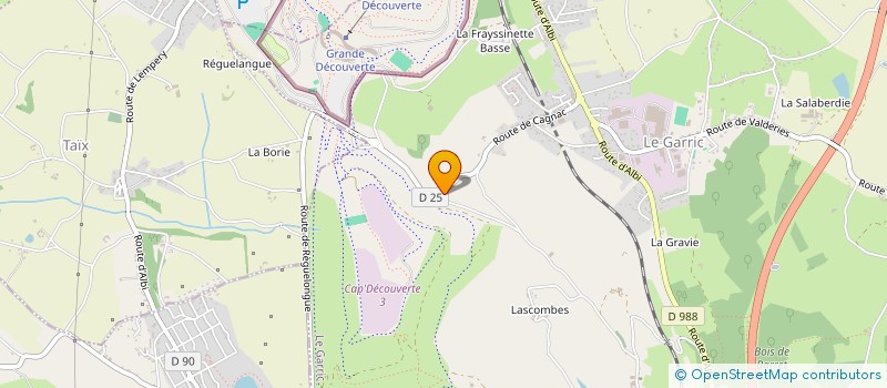 localisation de l'entreprise MONSIEUR ALEXIS BERNON  LE GARRIC