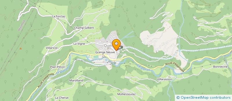 localisation de l'entreprise MONSIEUR ALEXIS BEROD  QUEIGE