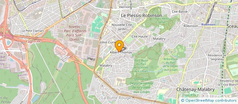 localisation de l'entreprise MONSIEUR ALEXIS BERTHONNEAU à LE PLESSIS-ROBINSON