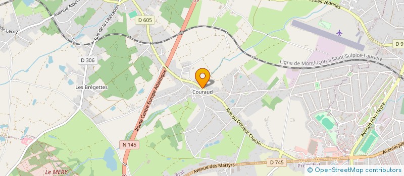 localisation de l'entreprise MONSIEUR ALEXIS BERTIN à DOMERAT