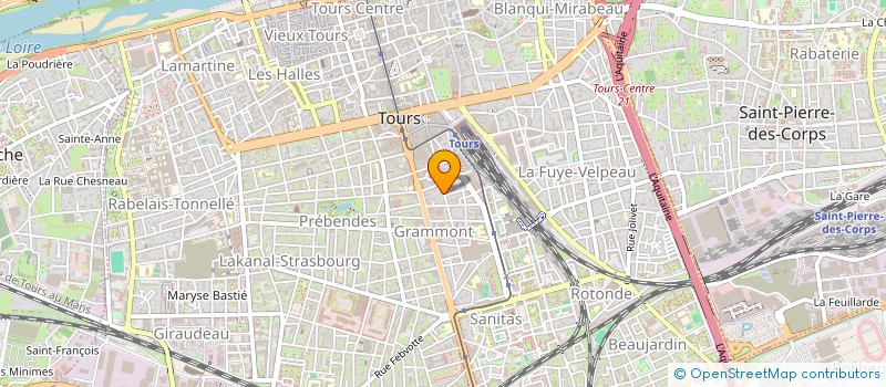 localisation de l'entreprise MONSIEUR ALEXIS BERTRAND  TOURS