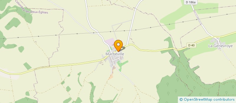 localisation de l'entreprise MONSIEUR ALEXIS BERTRAND  MARBEVILLE